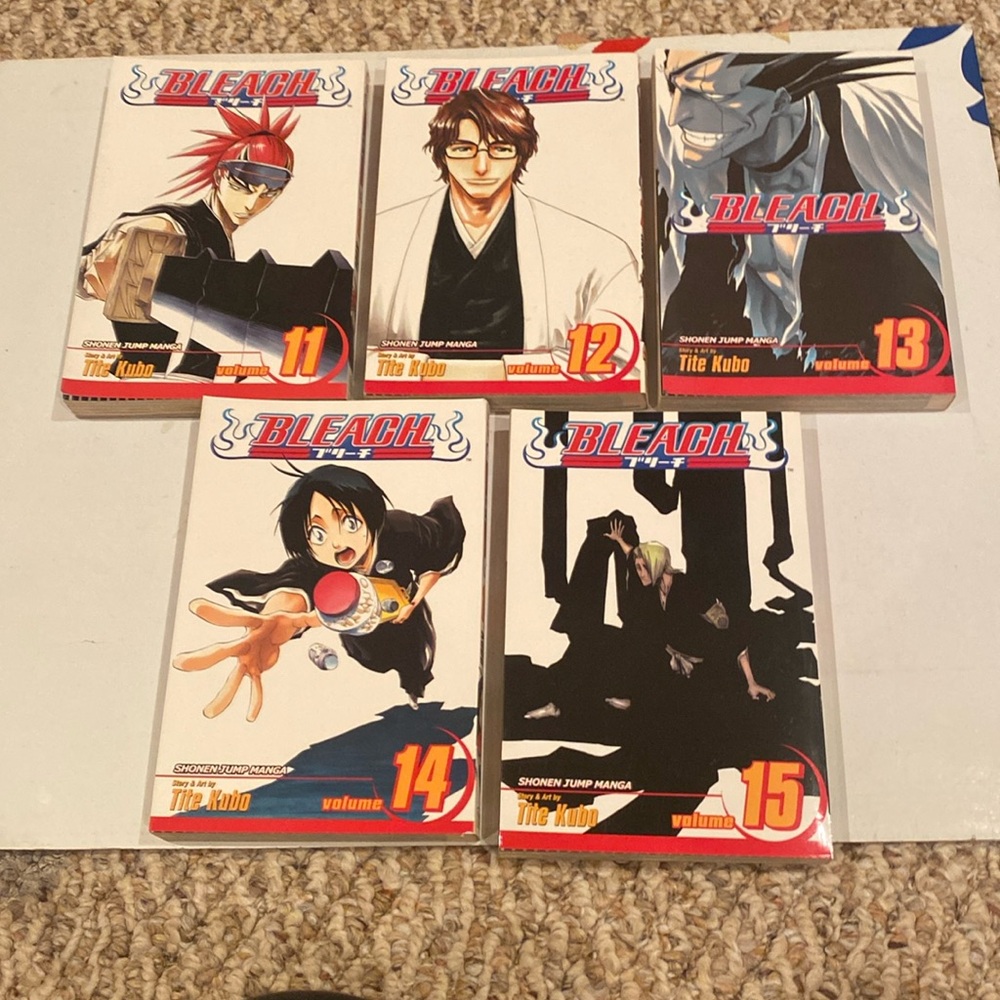Bleach Manga Paperbacks - Volumes 11-15